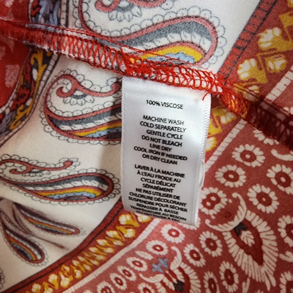 Beach Lunch Lounge split neck tunic Medium - Picture 6 of 8